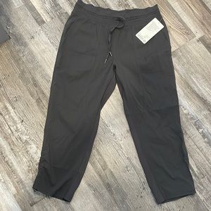 Lululemon Studio Crops Midrise Charcoal Grey Size 12